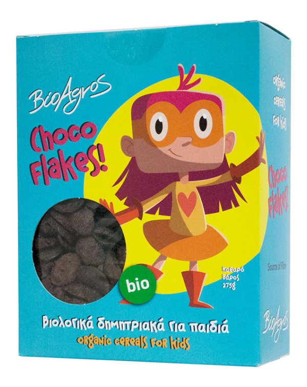 Νιφάδες Δημητριακών με Σοκολάτα 275g Βιοαγρός Bio