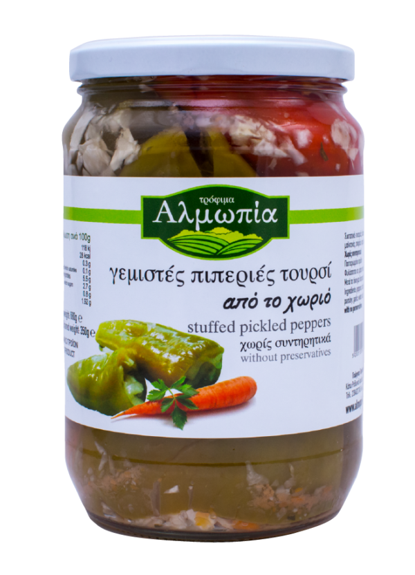Πιπεριές γεμιστές τουρσί